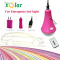 Camping lights for hiking;Portable LED Car emergency light; Home Lighting Kit by solar lights Factory